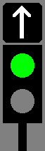 Upward arrow