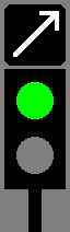 Up-right arrow